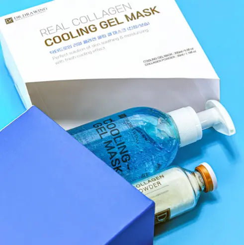 COOLING GEL MASK- REAL COLLAGEN DR.DRAWING