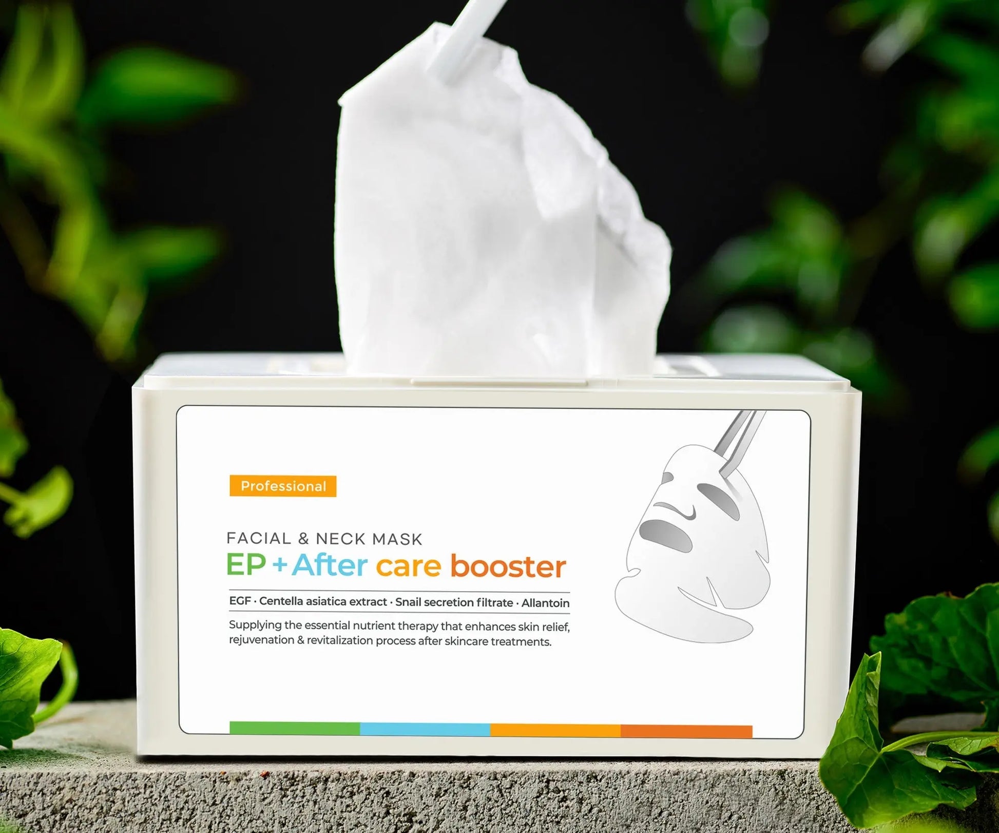 EP+AFTER CARE BOOSTER facial & neck mask RIBESKIN