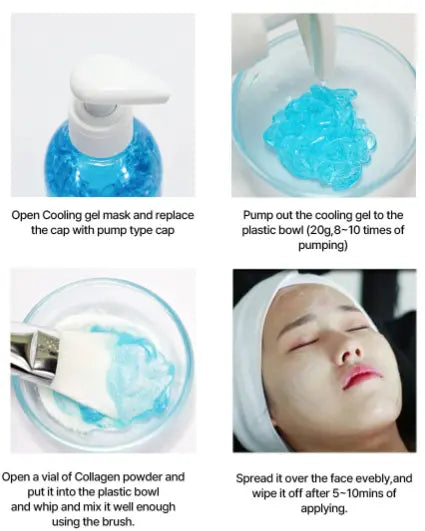 COOLING GEL MASK- REAL COLLAGEN DR.DRAWING