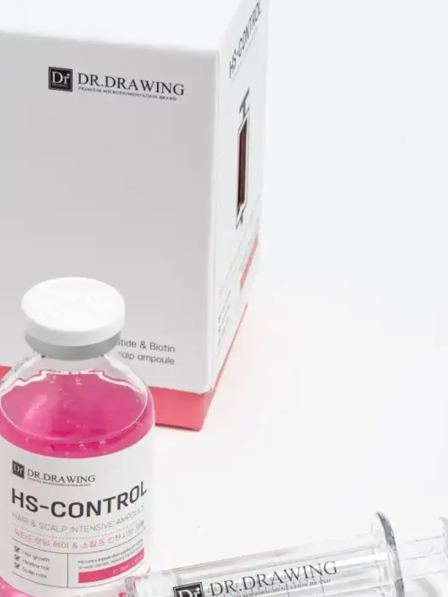 HS -CONTROL de Dr.Drawing serum pour cheveux à utiliser avec le microneedling