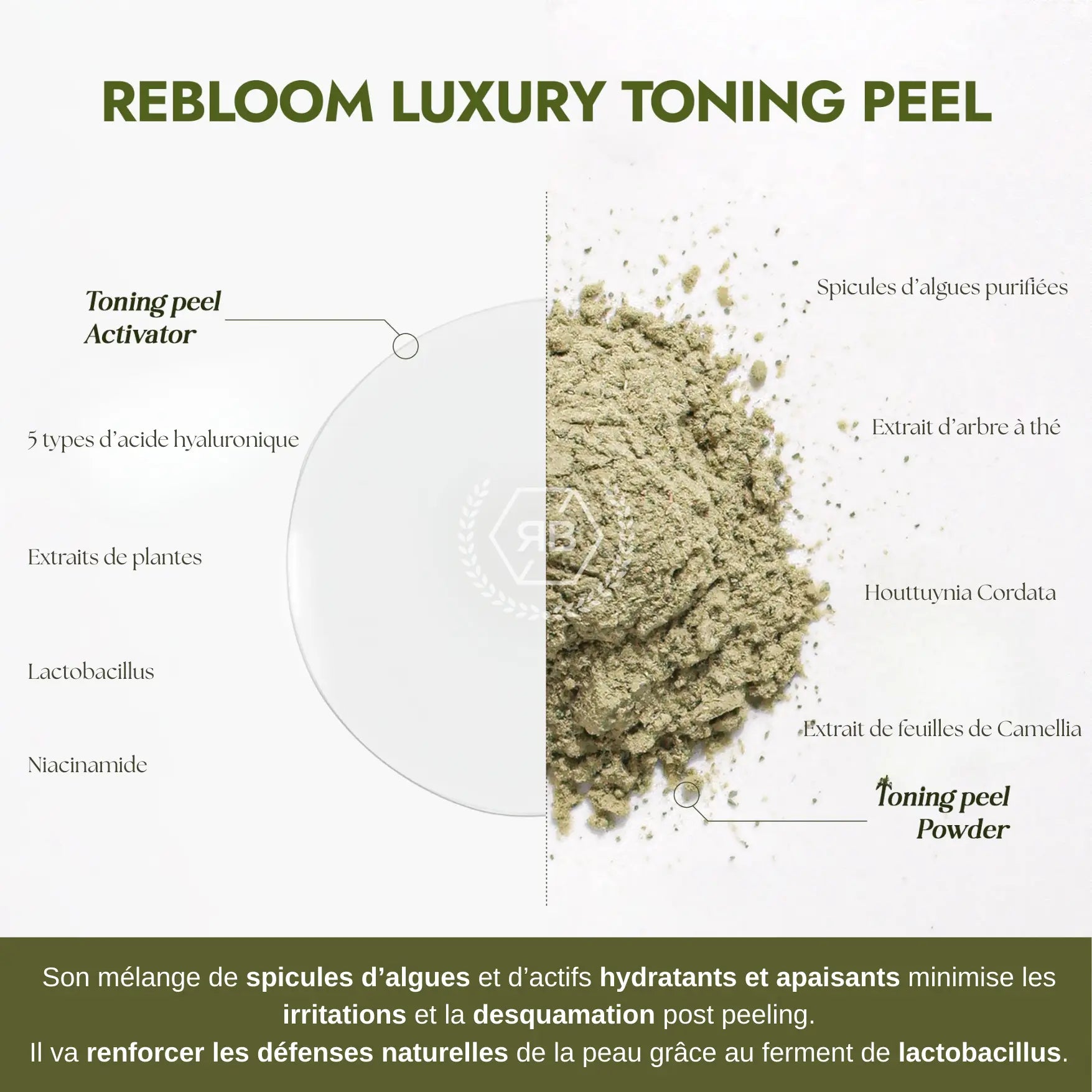LUXURY TONING PEEL peeling aux algues RE:BL